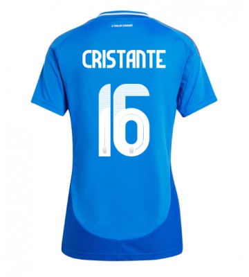 Italien Bryan Cristante #16 Hjemmebanetrøje Dame EM 2024 Kort ærmer